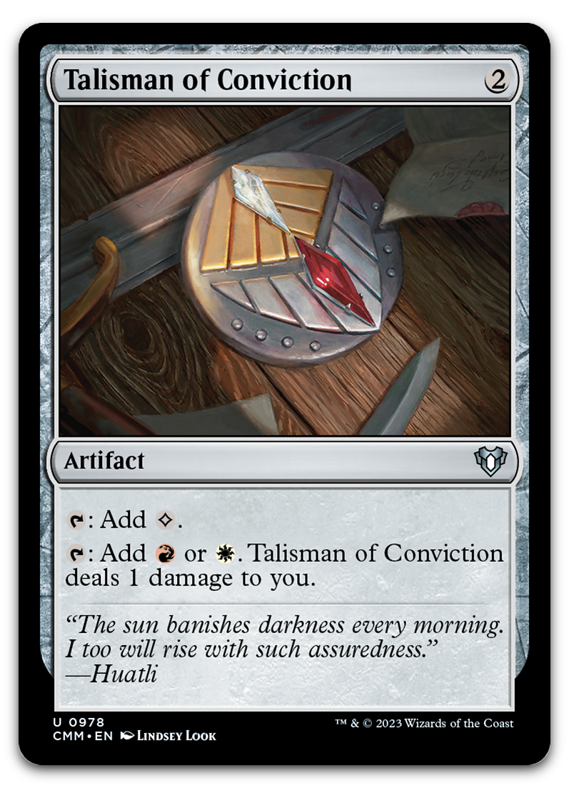 Talisman of Conviction (Commander Masters)