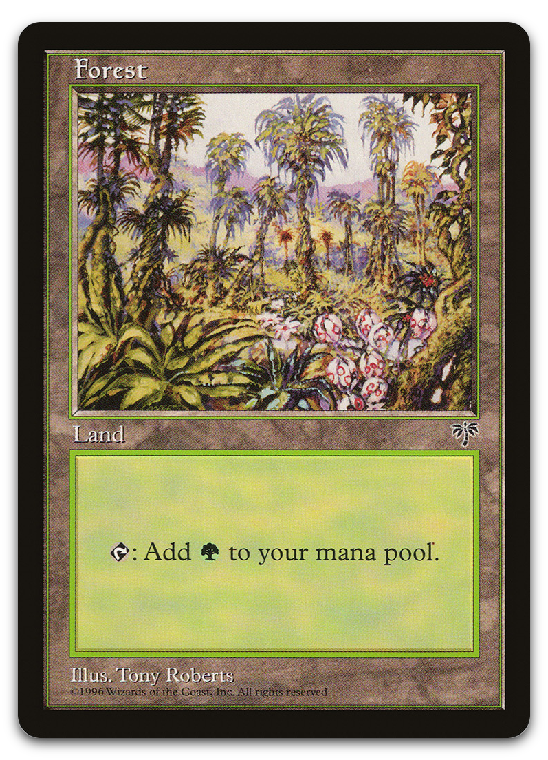 Forest (Pink Flowers Right) (Mirage)