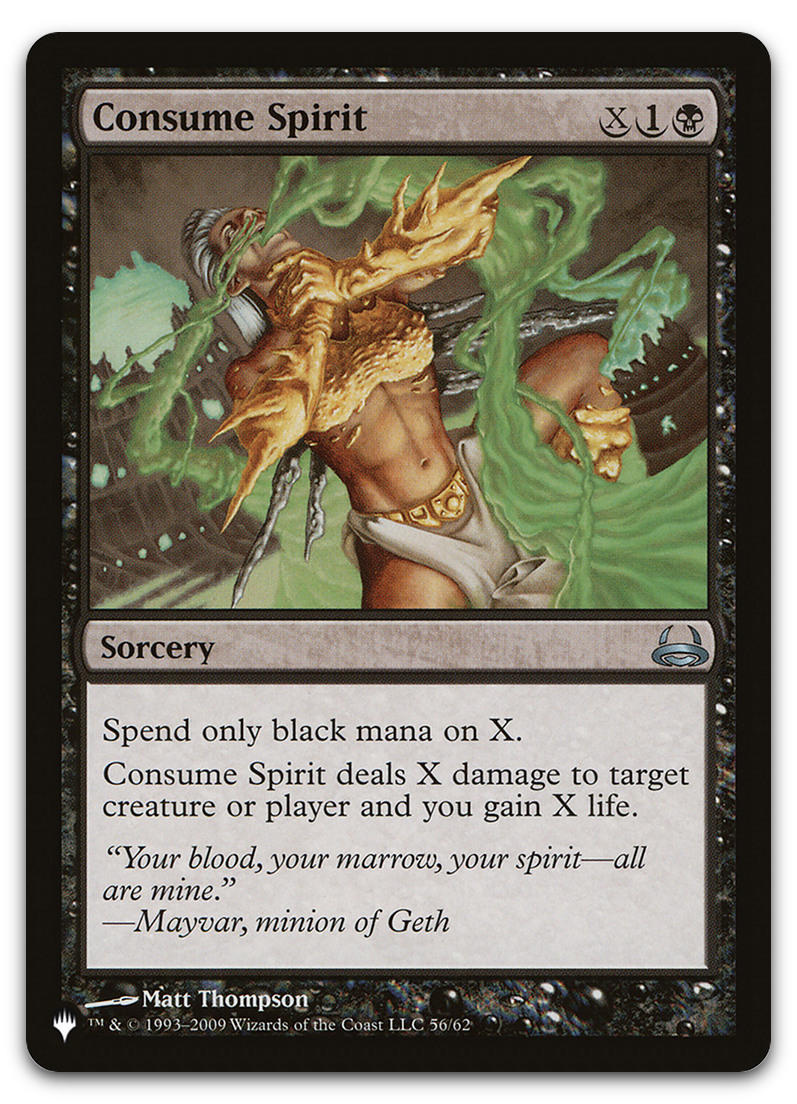 Consume Spirit (The List Reprints)
