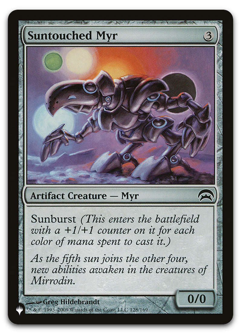 Suntouched Myr (The List Reprints)