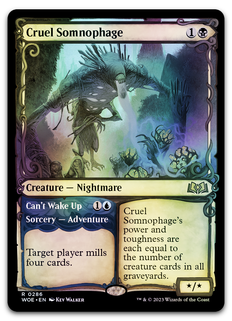 Cruel Somnophage (Showcase) (Wilds of Eldraine)