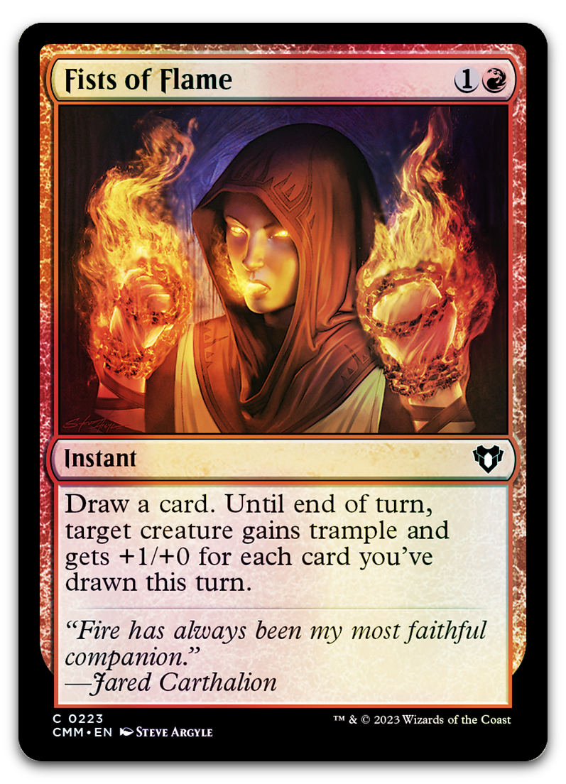 Fists of Flame (Commander Masters)
