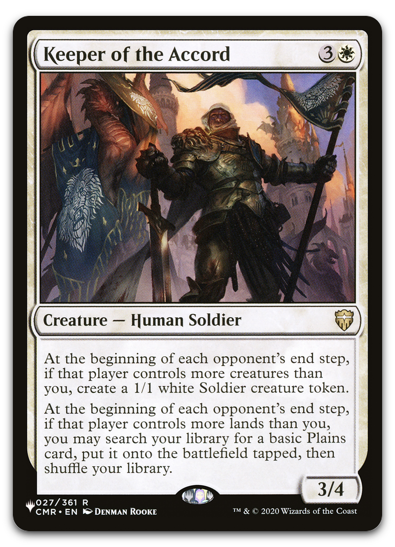 Keeper of the Accord (The List Reprints)