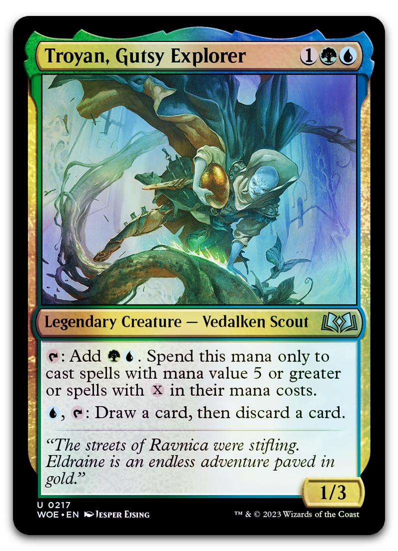 Troyan, Gutsy Explorer (Wilds of Eldraine)