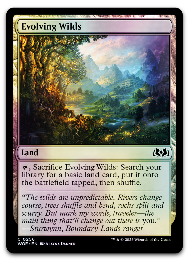 Evolving Wilds (Wilds of Eldraine)