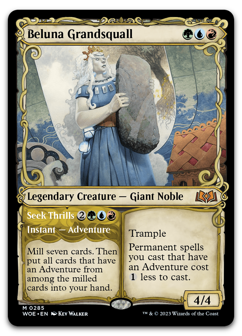 Beluna Grandsquall (Showcase) (Wilds of Eldraine)
