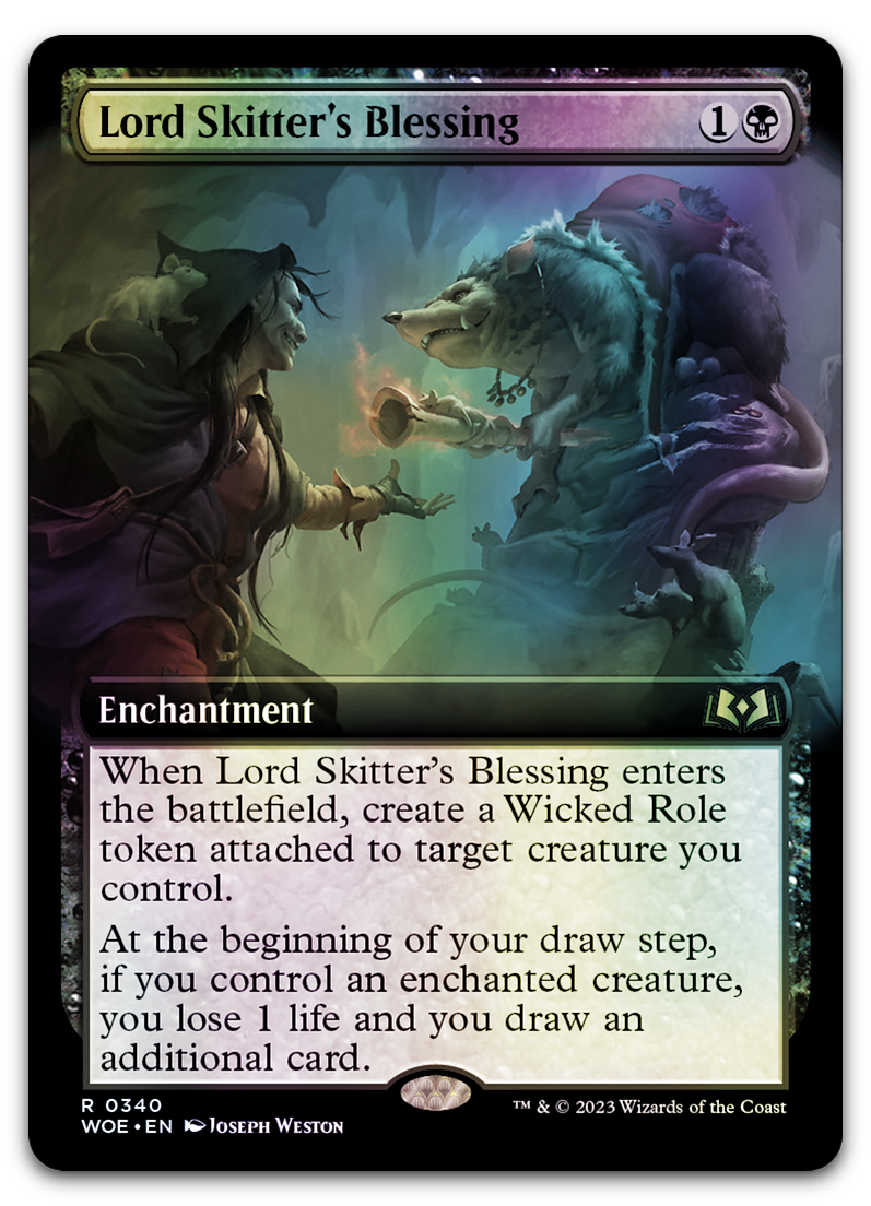 Lord Skitter's Blessing (Extended Art) (Wilds of Eldraine)