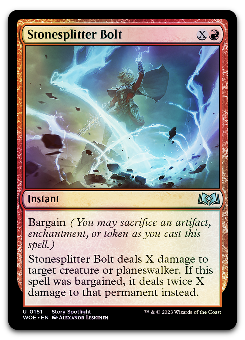Stonesplitter Bolt (Wilds of Eldraine)