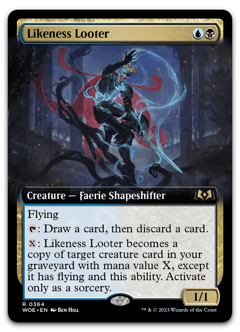 Likeness Looter (Extended Art) (Wilds of Eldraine)