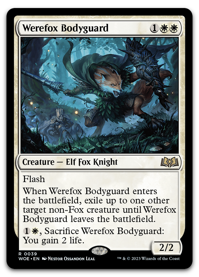 Werefox Bodyguard (Wilds of Eldraine)
