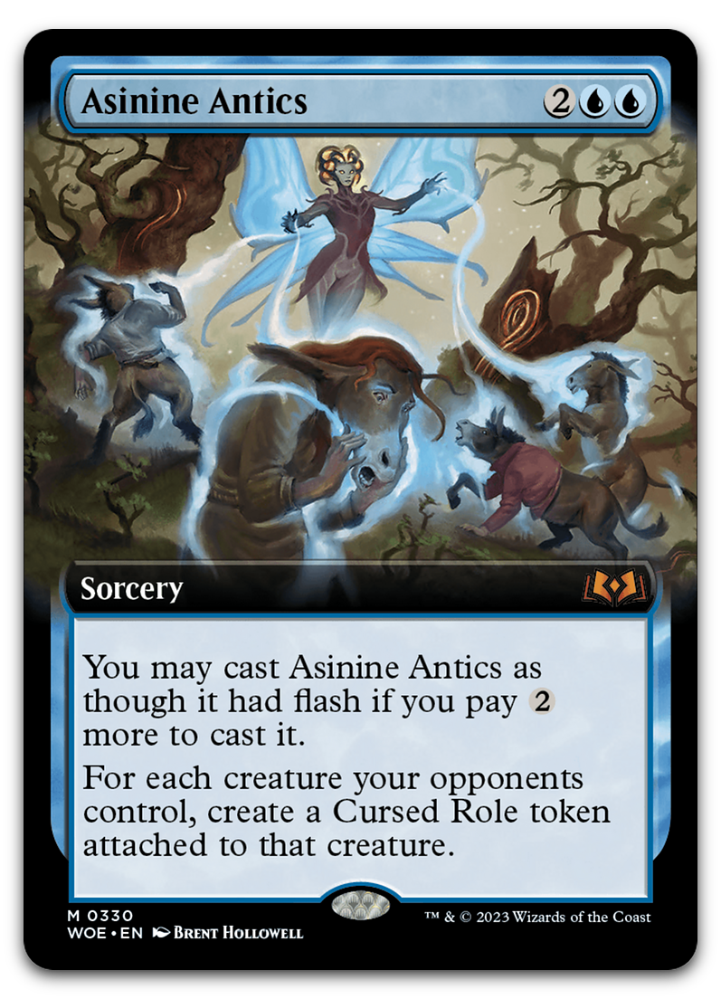 Asinine Antics (Extended Art) (Wilds of Eldraine)