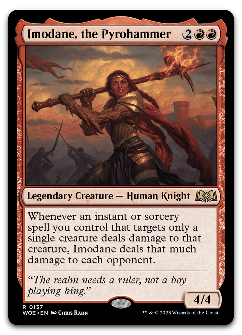 Imodane, the Pyrohammer (Wilds of Eldraine)
