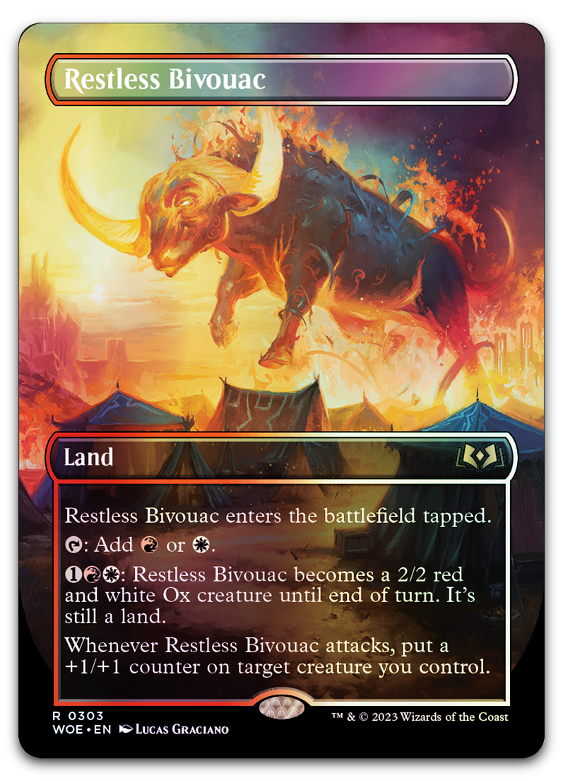 Restless Bivouac (Borderless) (Wilds of Eldraine)