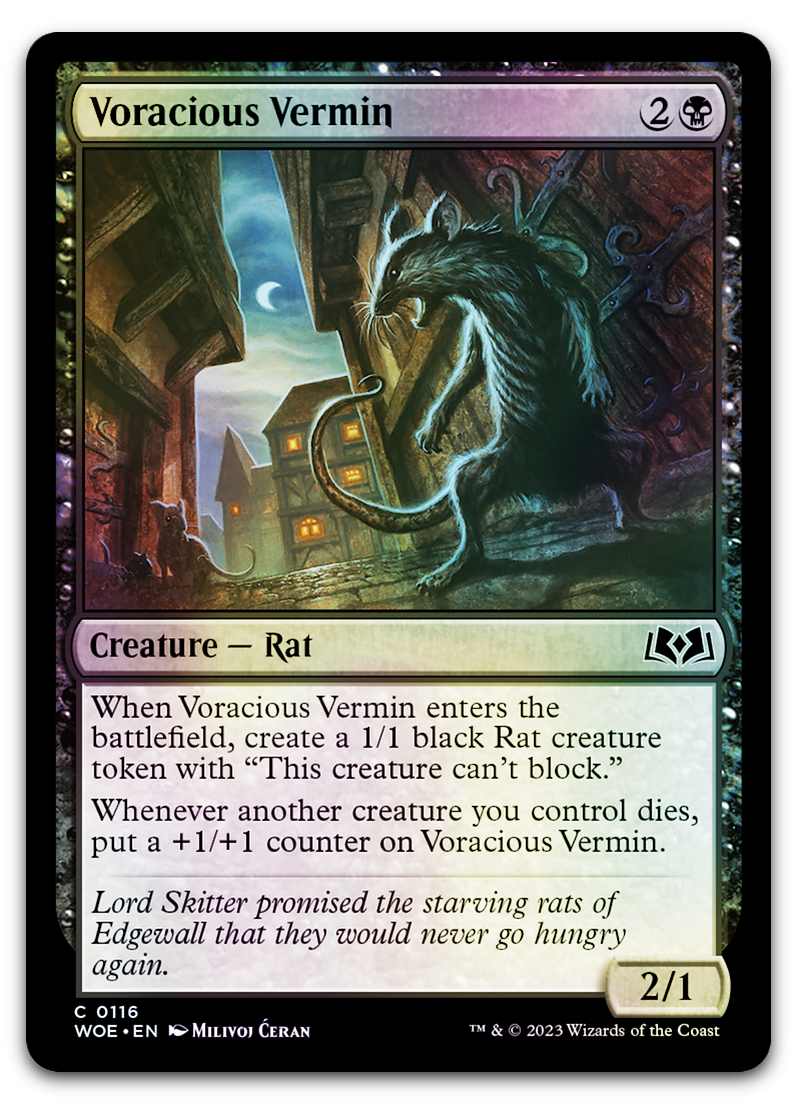 Voracious Vermin (Wilds of Eldraine)
