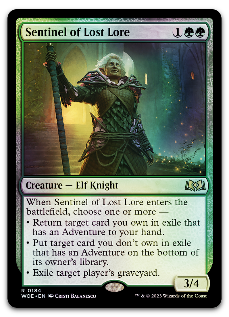 Sentinel of Lost Lore (Wilds of Eldraine)