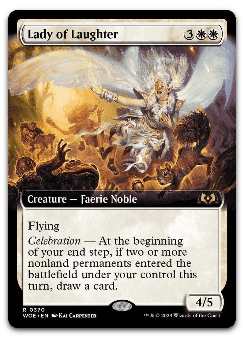 Lady of Laughter (Extended Art) (Wilds of Eldraine)