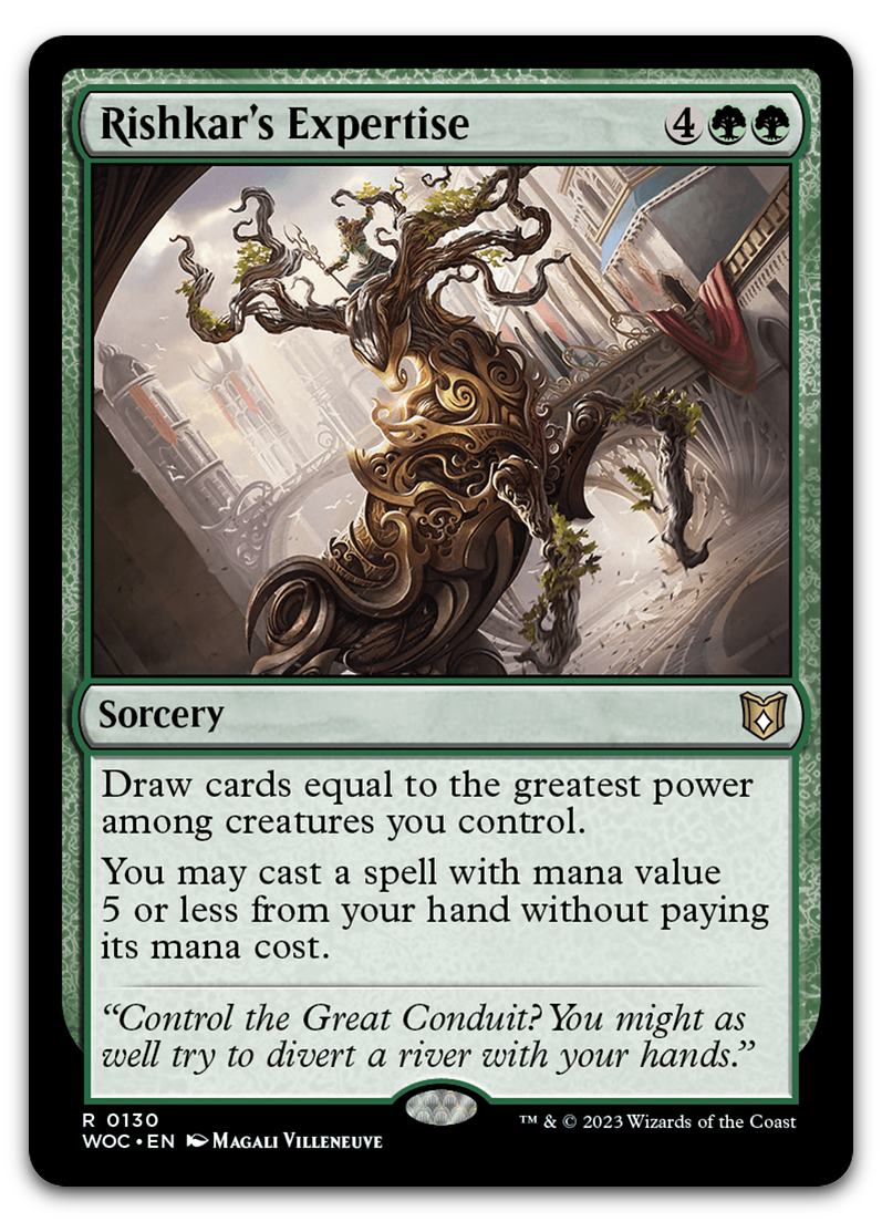 Rishkar's Expertise (Commander: Wilds of Eldraine)