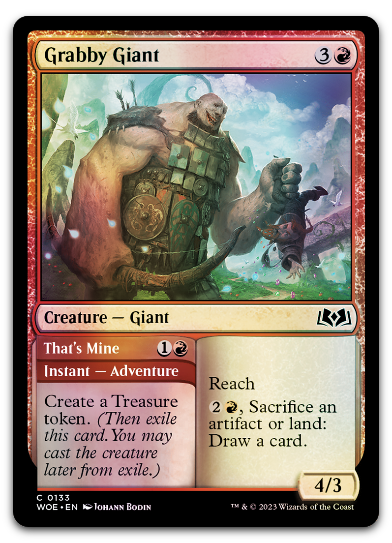 Grabby Giant (Wilds of Eldraine)