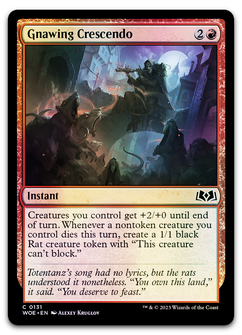 Gnawing Crescendo (Wilds of Eldraine)