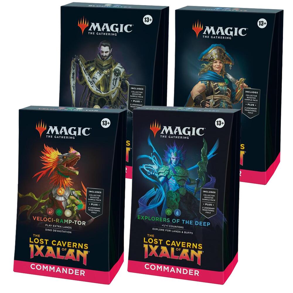 Lost Caverns of Ixalan Commander Deck Case - Set of 4 Decks