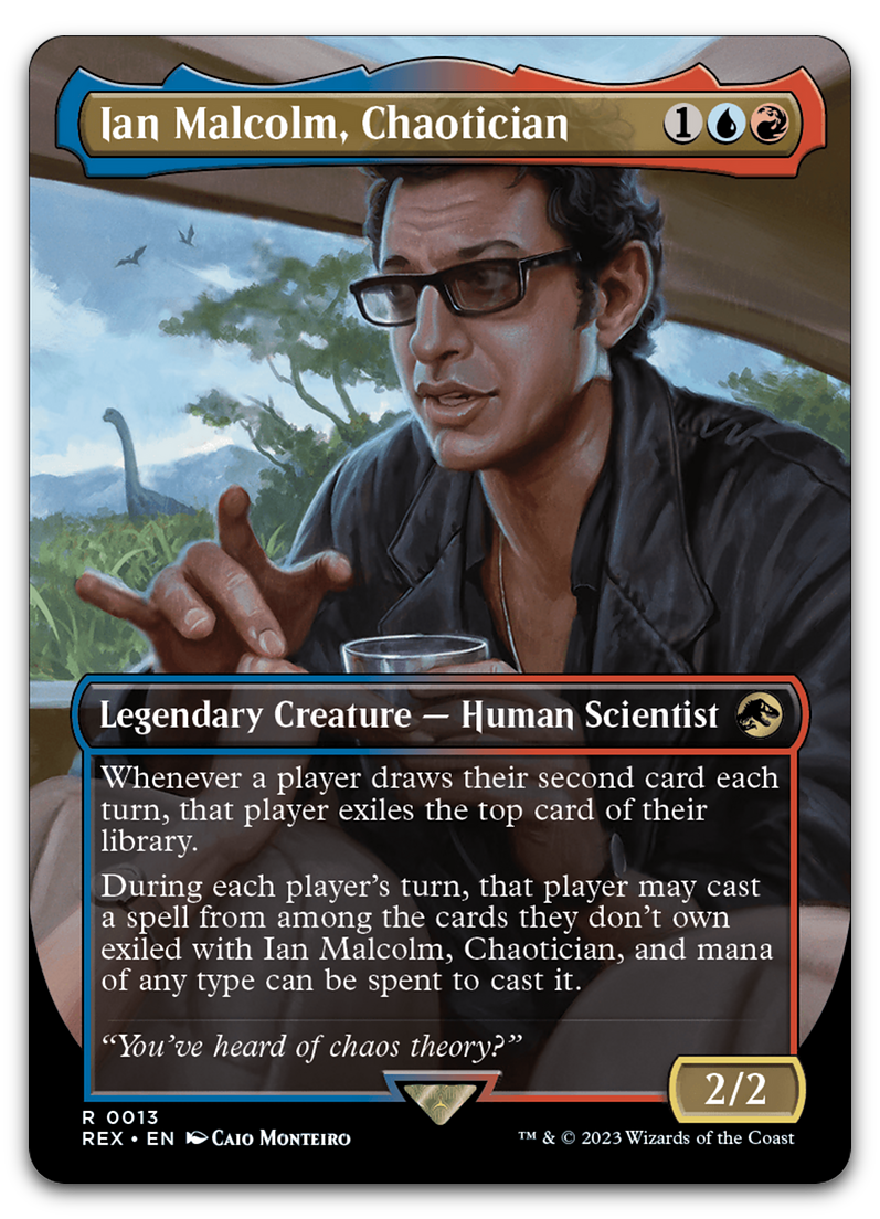 Ian Malcolm, Chaotician (Borderless) (Universes Beyond: Jurassic World Collection)