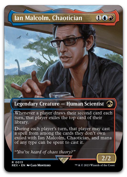 Ian Malcolm, Chaotician (Borderless) (Universes Beyond: Jurassic World Collection)