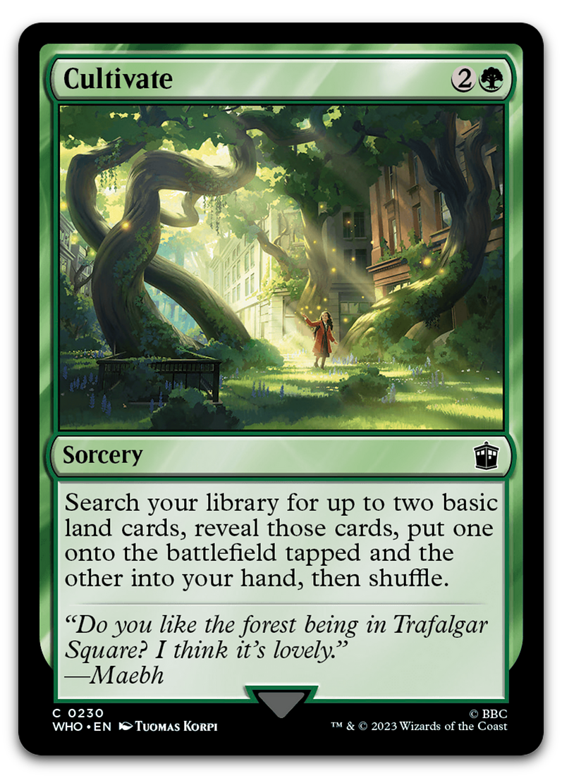 Cultivate (Universes Beyond: Doctor Who)