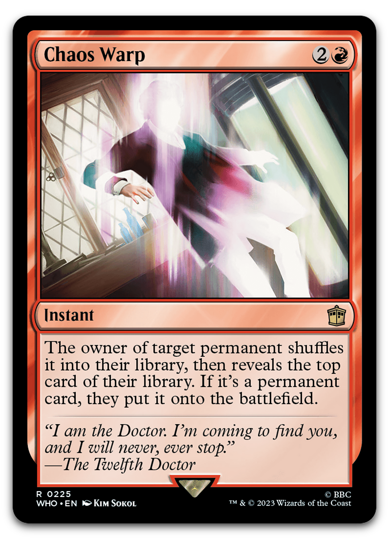 Chaos Warp (Universes Beyond: Doctor Who)