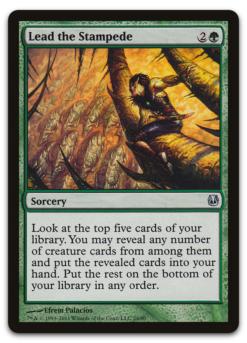 Lead the Stampede (Duel Decks: Ajani vs. Nicol Bolas)