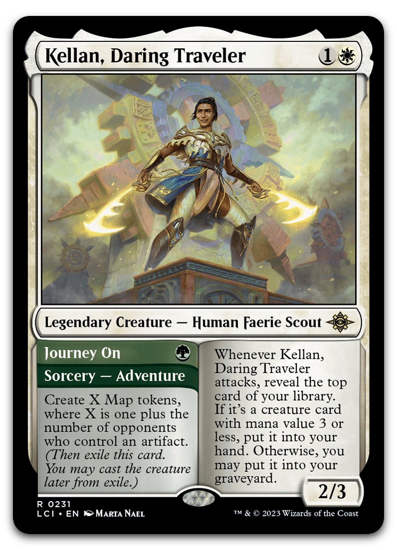 Kellan, Daring Traveler (The Lost Caverns of Ixalan)
