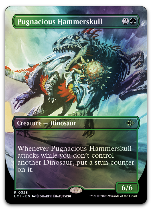 Pugnacious Hammerskull (Borderless) (The Lost Caverns of Ixalan)