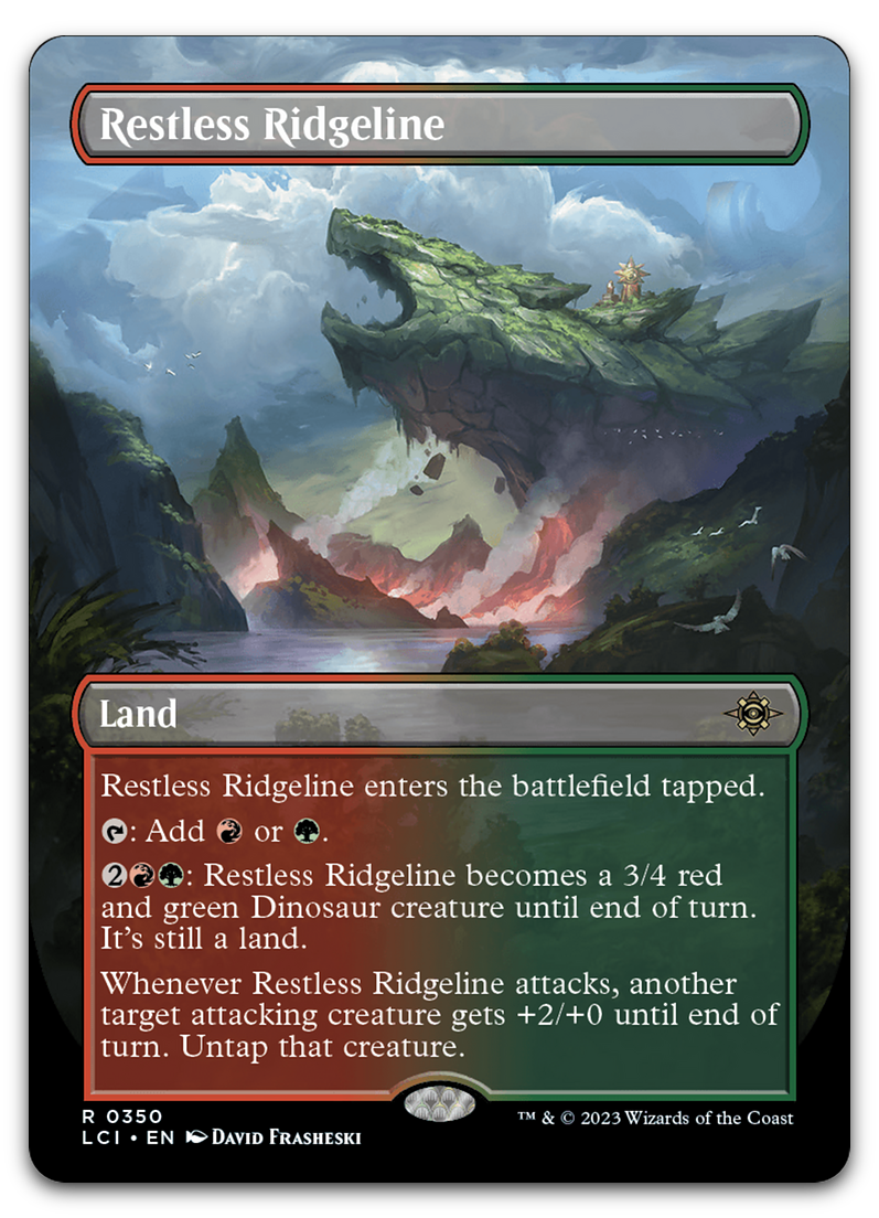 Restless Ridgeline (Borderless) (The Lost Caverns of Ixalan)