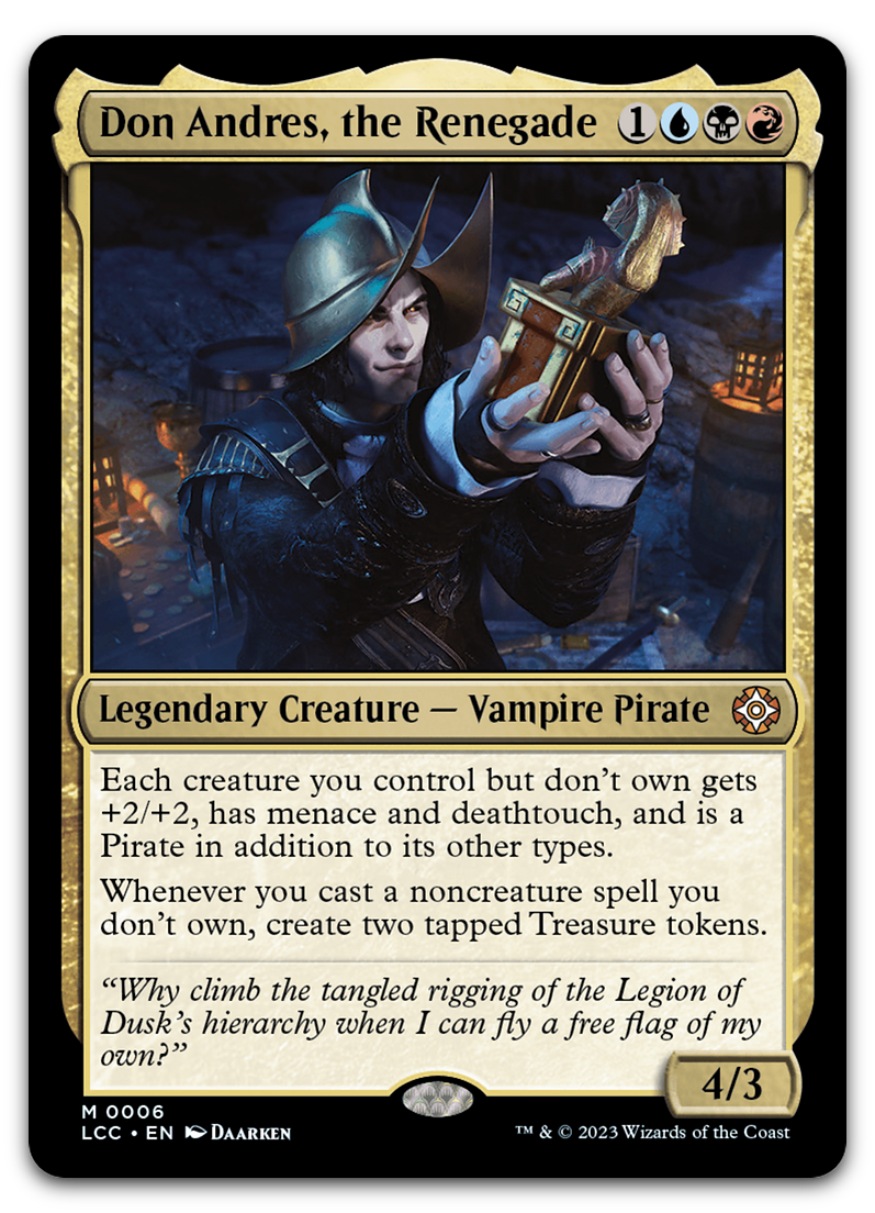 Don Andres, the Renegade (Commander: The Lost Caverns of Ixalan)