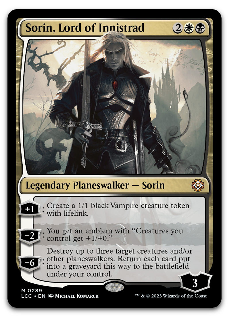 Sorin, Lord of Innistrad (Commander: The Lost Caverns of Ixalan)