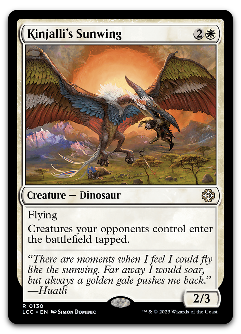 Kinjalli's Sunwing (Commander: The Lost Caverns of Ixalan)