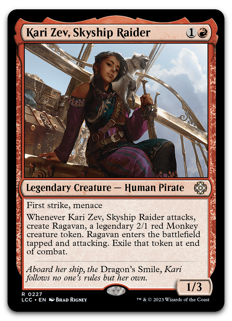 Kari Zev, Skyship Raider (Commander: The Lost Caverns of Ixalan)