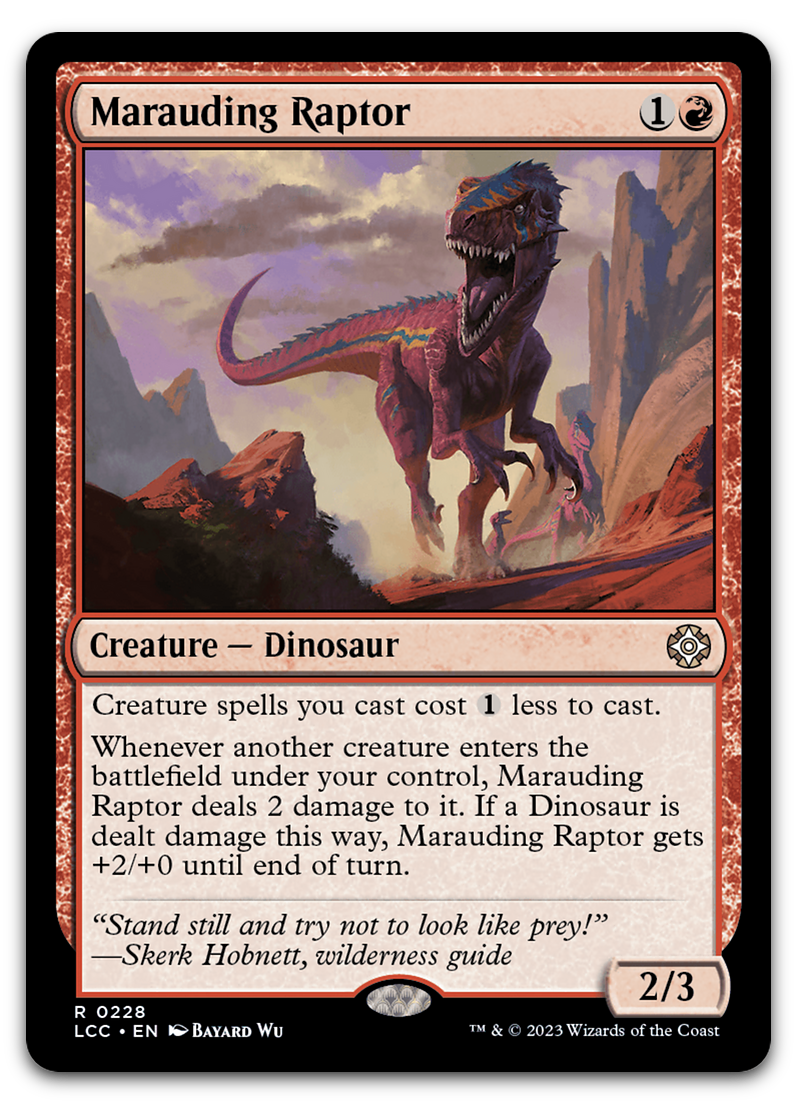 Marauding Raptor (Commander: The Lost Caverns of Ixalan)