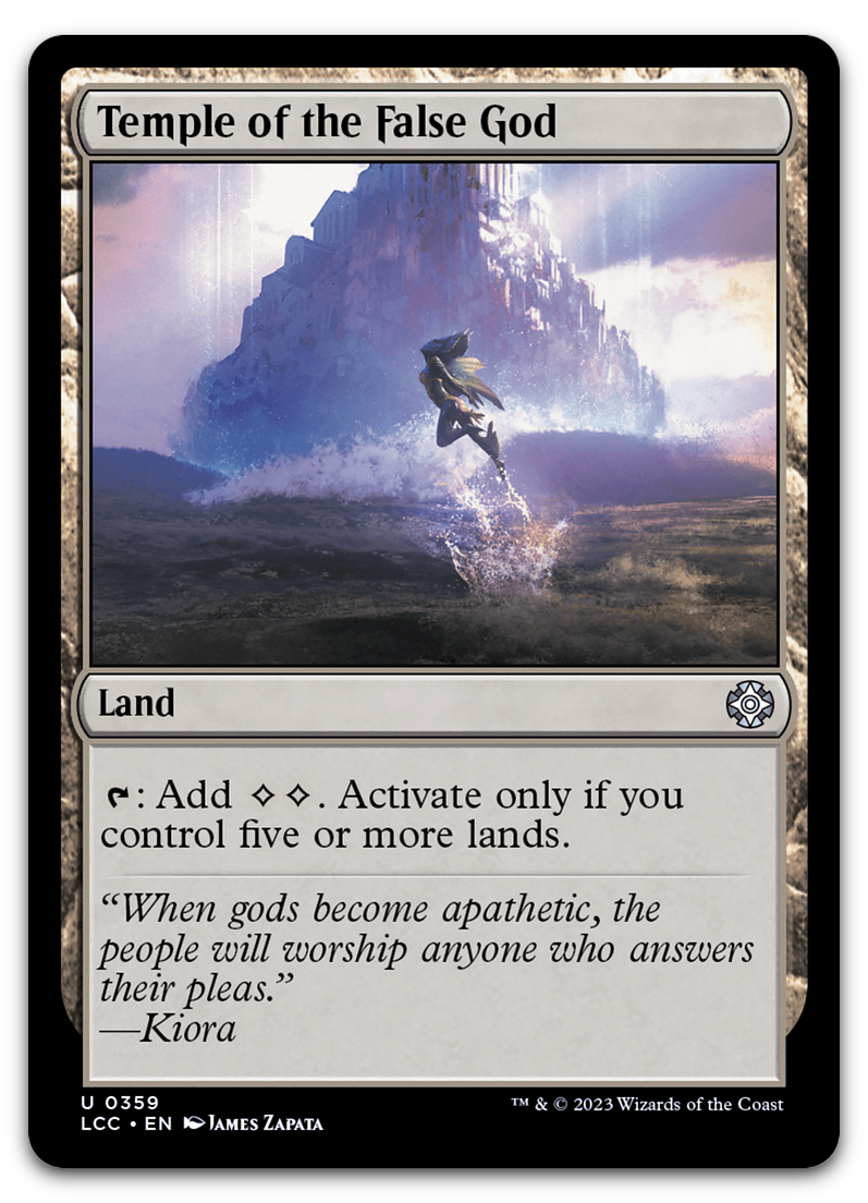 Temple of the False God (Commander: The Lost Caverns of Ixalan)