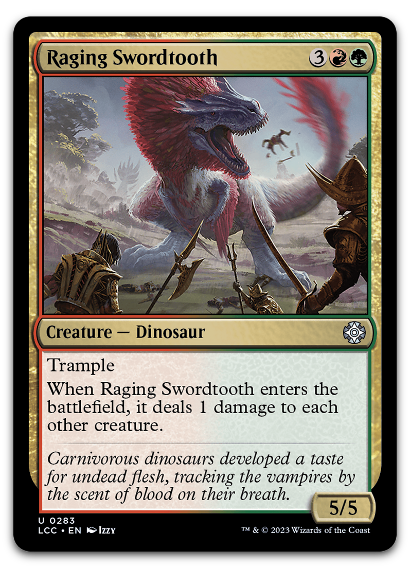 Raging Swordtooth (Commander: The Lost Caverns of Ixalan)