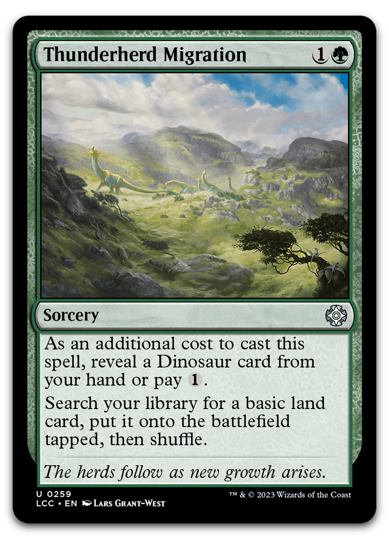 Thunderherd Migration (Commander: The Lost Caverns of Ixalan)