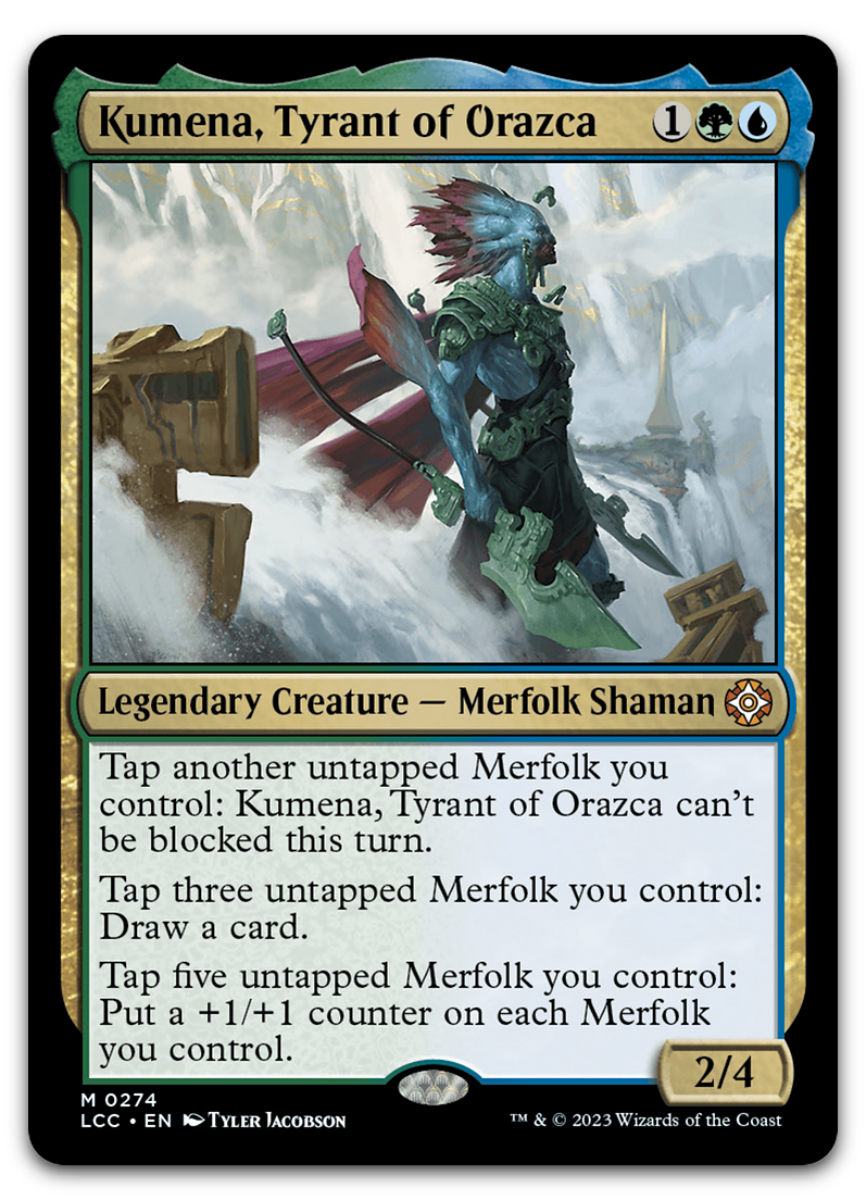 Kumena, Tyrant of Orazca (Commander: The Lost Caverns of Ixalan)