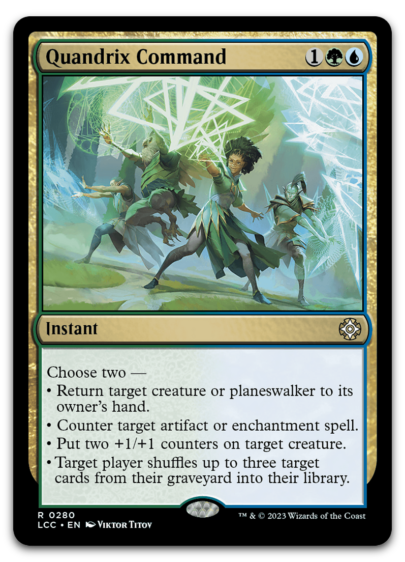Quandrix Command (Commander: The Lost Caverns of Ixalan)
