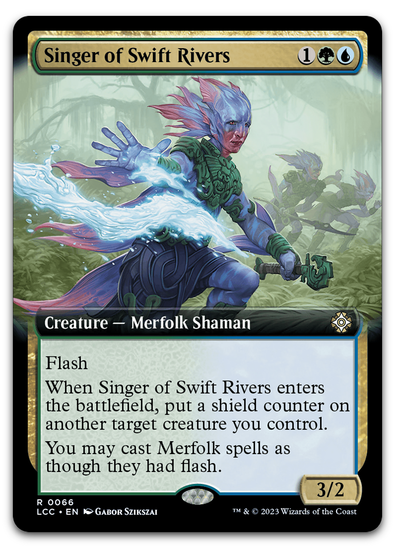 Singer of Swift Rivers (Extended Art) (Commander: The Lost Caverns of Ixalan)