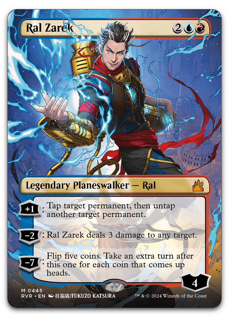 Ral Zarek (Anime Borderless) (Ravnica Remastered)