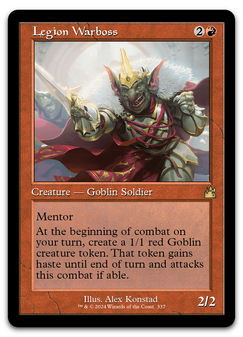 Legion Warboss (Retro Frame) (Ravnica Remastered)