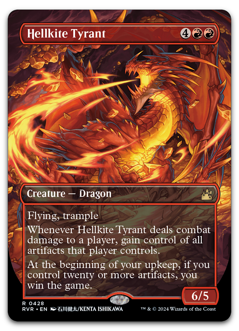 Hellkite Tyrant (Anime Borderless) (Ravnica Remastered)