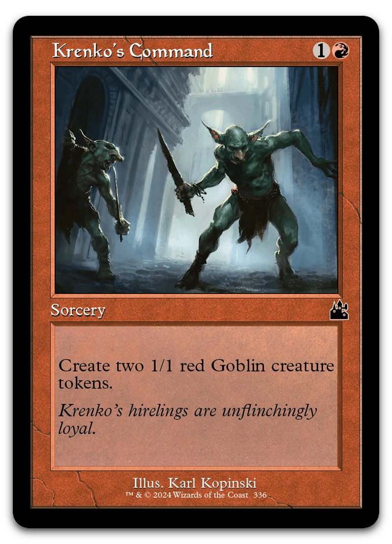 Krenko's Command (Retro Frame) (Ravnica Remastered)
