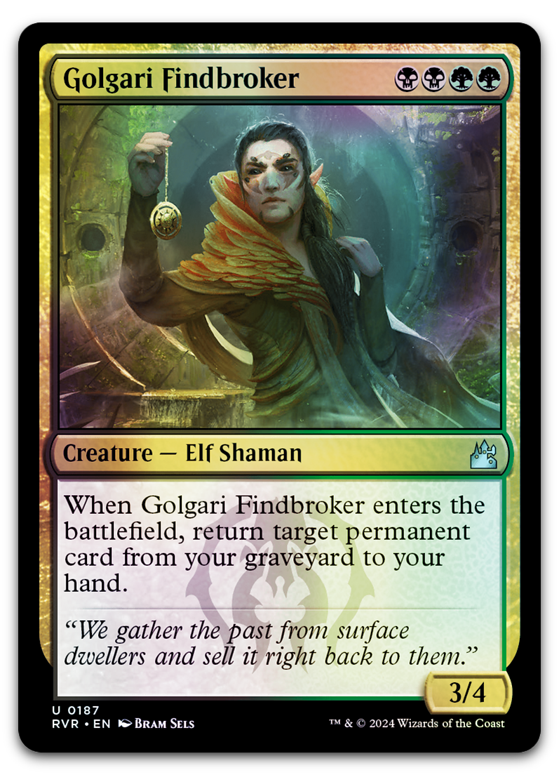 Golgari Findbroker (Ravnica Remastered)