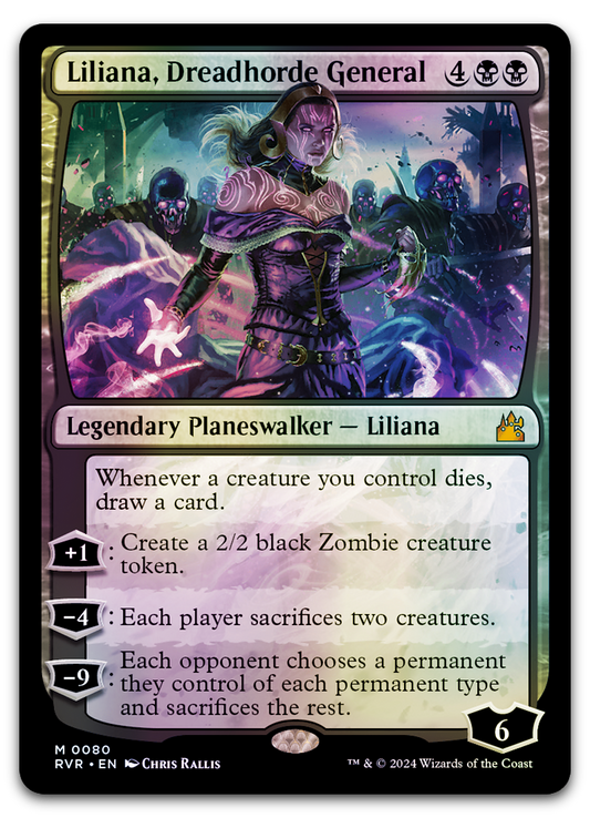 Liliana, Dreadhorde General (Ravnica Remastered)