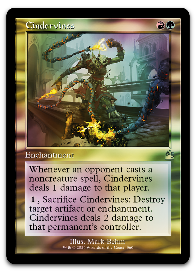 Cindervines (Retro Frame) (Ravnica Remastered)